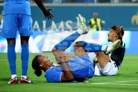 Футбол - Лигата на конференциите - Левски - ПАОК Солун. На снимката: Келиан ван дер Каап.