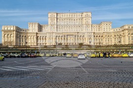 Румъния - протест - таксиметрови шофьори