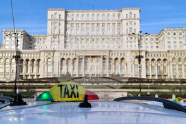 Румъния - протест - таксиметрови шофьори