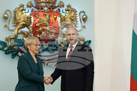 Румен Радев - Наташа Пирц Мусар - среща