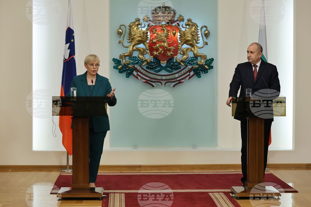 Румен Радев - Наташа Пирц Мусар - пресконференция