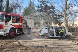 Плевен - демонстрация - ВВВУ "Георги Бенковски"