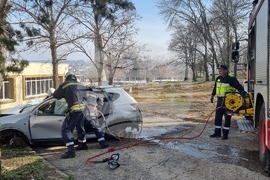 Плевен - демонстрация - ВВВУ "Георги Бенковски"