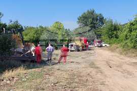 Село Калугерово - пожар - гасене