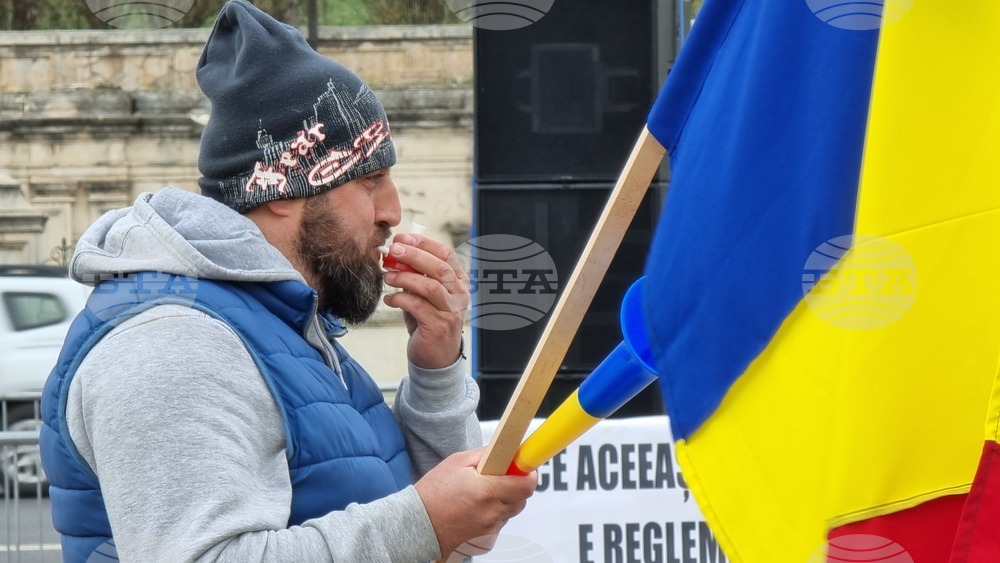 Румъния - таксиметрови шофьори - протест