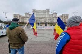 Румъния - таксиметрови шофьори - протест