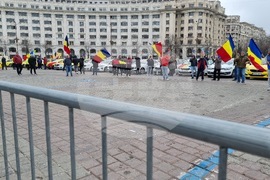 Румъния - таксиметрови шофьори - протест