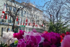 Търговище - мартенска украса - монтиране