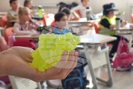 Габрово - първокласници - светлоотразителни мечета - акция