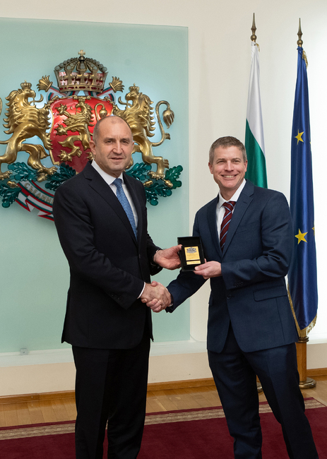 Президентът Румен Радев проведе среща с представители на Военновъздушния колеж в САЩ