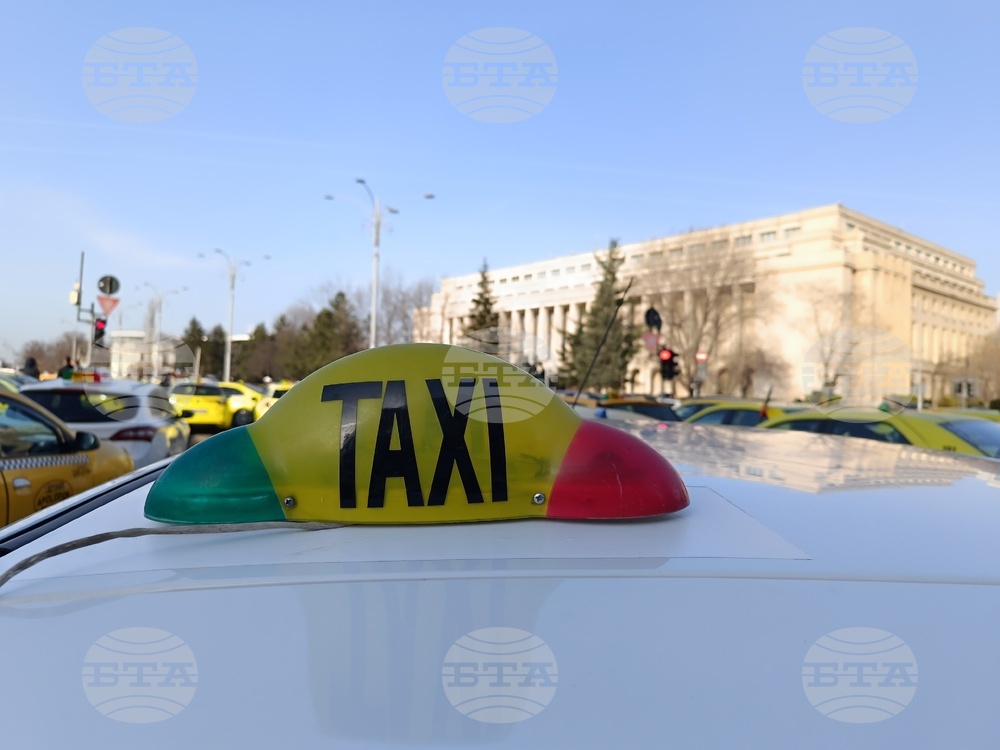 Румъния - таксиметрови шофьори - протест