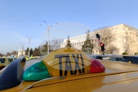 Румъния - таксиметрови шофьори - протест