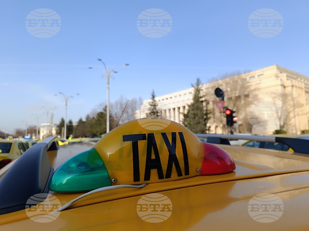 Румъния - таксиметрови шофьори - протест
