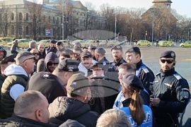 Румъния - таксиметрови шофьори - протест