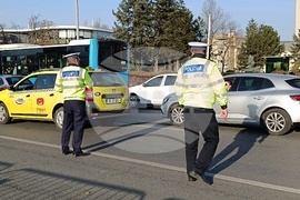 Румъния - таксиметрови шофьори - протест