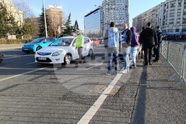 Румъния - таксиметрови шофьори - протест