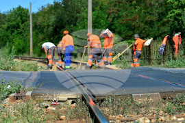 Село Ясеновец - железопътни ремонти