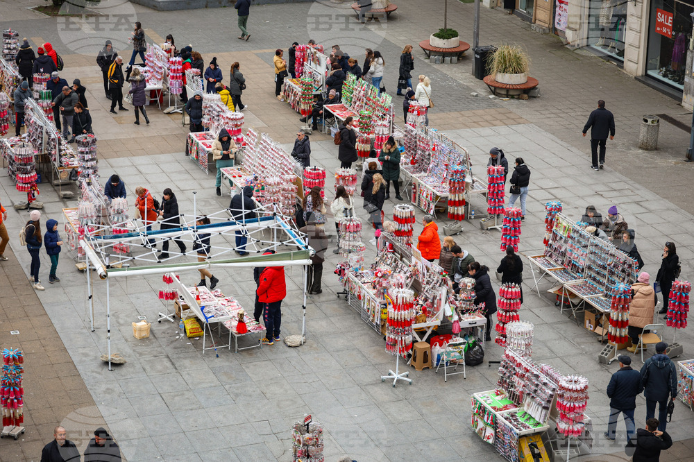 Бургас - мартеници - пазар