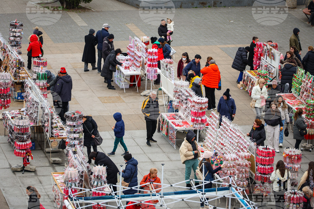 Бургас - мартеници - пазар