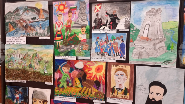 Национален конкурс за детска рисунка "Освобождението" организират от Регионалния военноисторически музей и Община Плевен