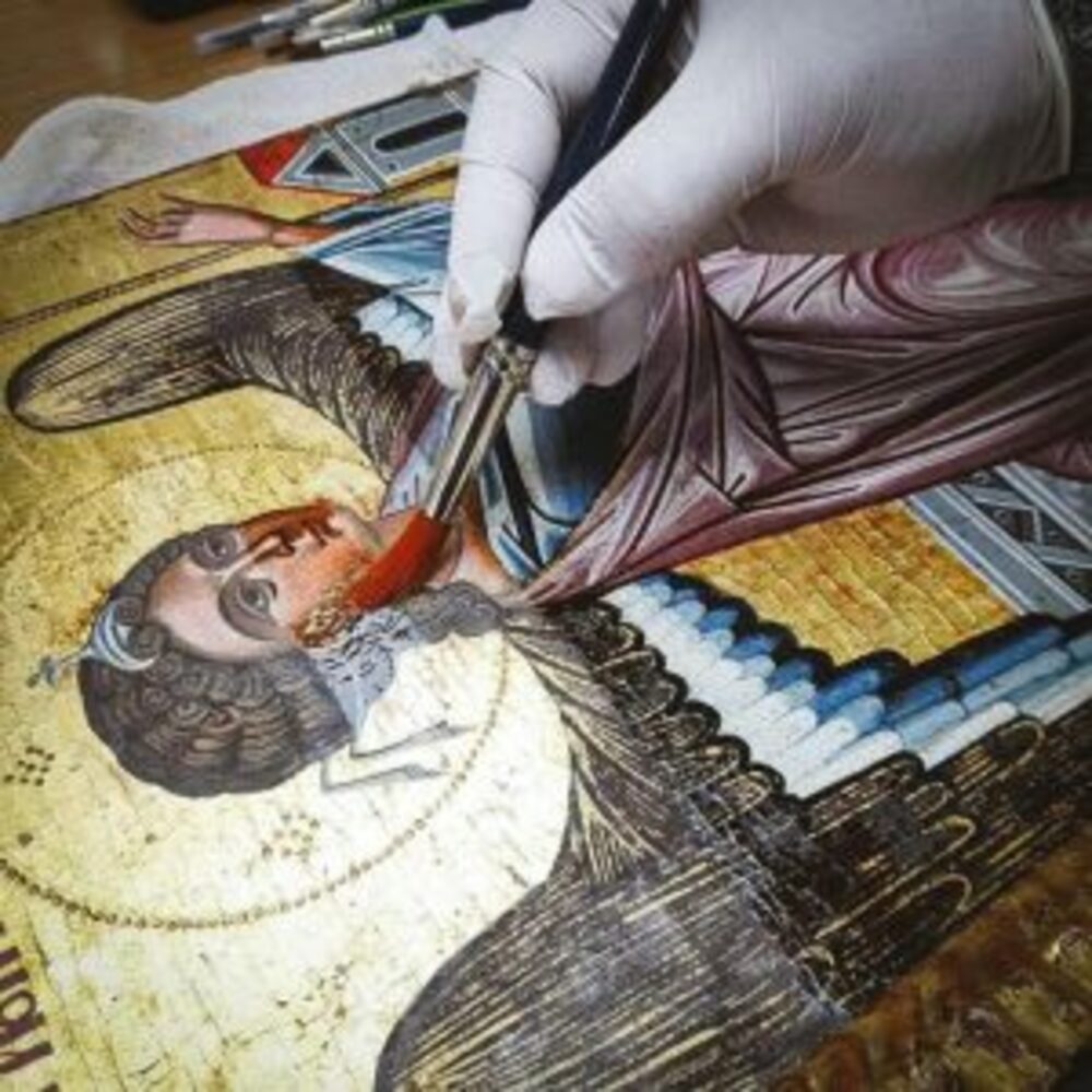 АТА: Приключи реставрацията на иконата „Евангелизация" на зографа Онуфрий Кипърски