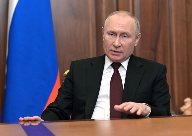 Руският президент Путин обяви, че е взел решение за провеждане на "специална операция за защита на Донбас"
