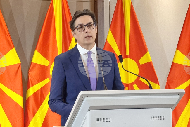 Северна Македония - Стево Пендаровски - пресконференция