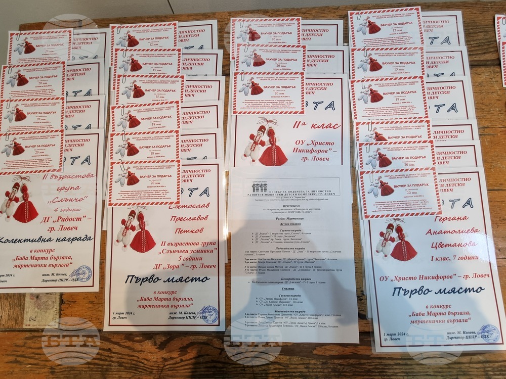 Ловеч - конкурс - мартеници