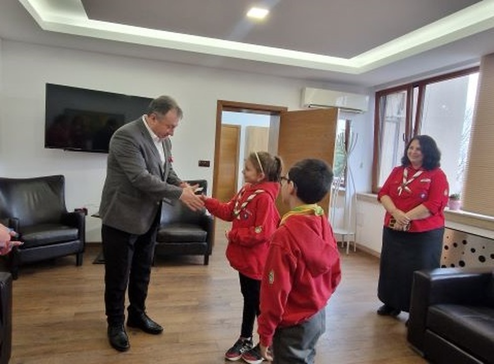 Община Шумен: Кметът и неговият екип днес бяха поздравени с празника Баба Марта