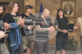 Велико Търново - Sabaton - НВУ "Васил Левски" - посещение