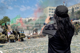 Велико Търново - Sabaton - НВУ "Васил Левски" - посещение