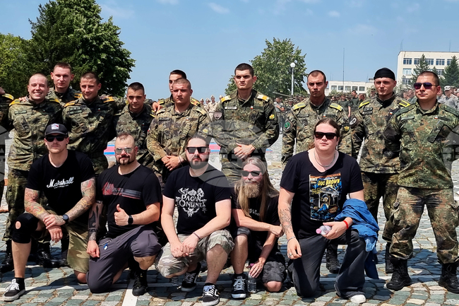 Велико Търново - Sabaton - НВУ "Васил Левски" - посещение