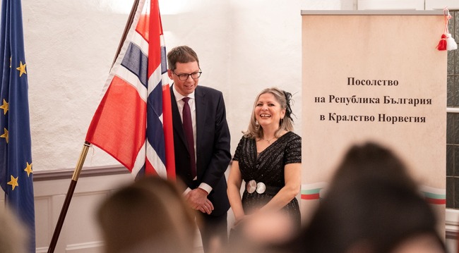 Посолство на Република България в Осло, Норвегия: Прием по повод Националния празник на Република България