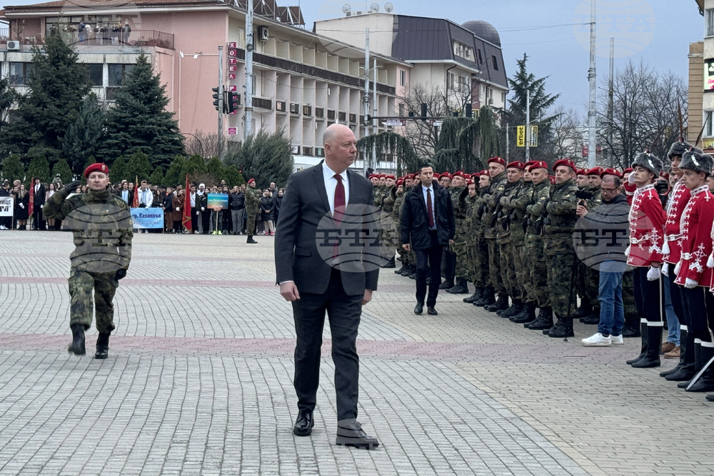Казанлък - тържествена церемония по повод Трети март