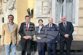 Украйна - Одеса - българска делегация - Национален празник