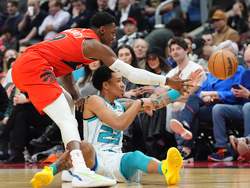 Hornets Raptors Basketball