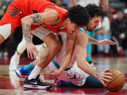 Hornets Raptors Basketball