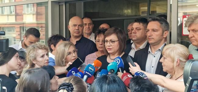 Корнелия Нинова: Внасяме за гласуване в Народното събрание управленската програма за следващите 6 месеца