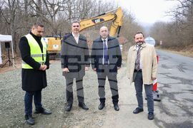 Местност Босна - село Визица - участък от пътя - ремонт