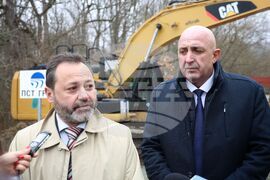 Местност Босна - село Визица - участък от пътя - ремонт