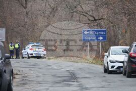 Местност Босна - село Визица - участък от пътя - ремонт