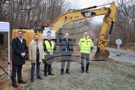 Местност Босна - село Визица - участък от пътя - ремонт