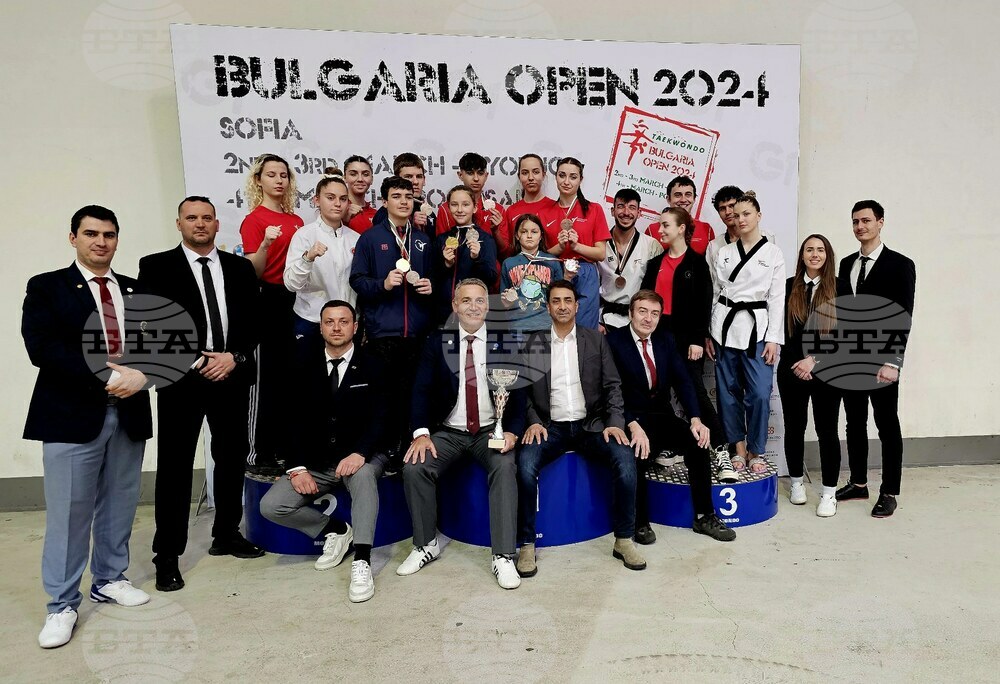 Bulgaria Ranks First in Poomsae at Bulgaria Open International Taekwondo Tournament