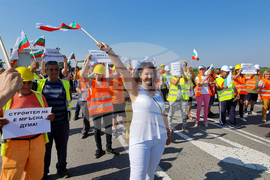 Русе - протест - пътностроителни фирми