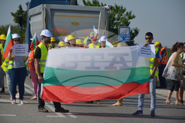 Русе - протест - пътностроителни фирми