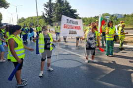 Варна - протест - пътностроителни фирми