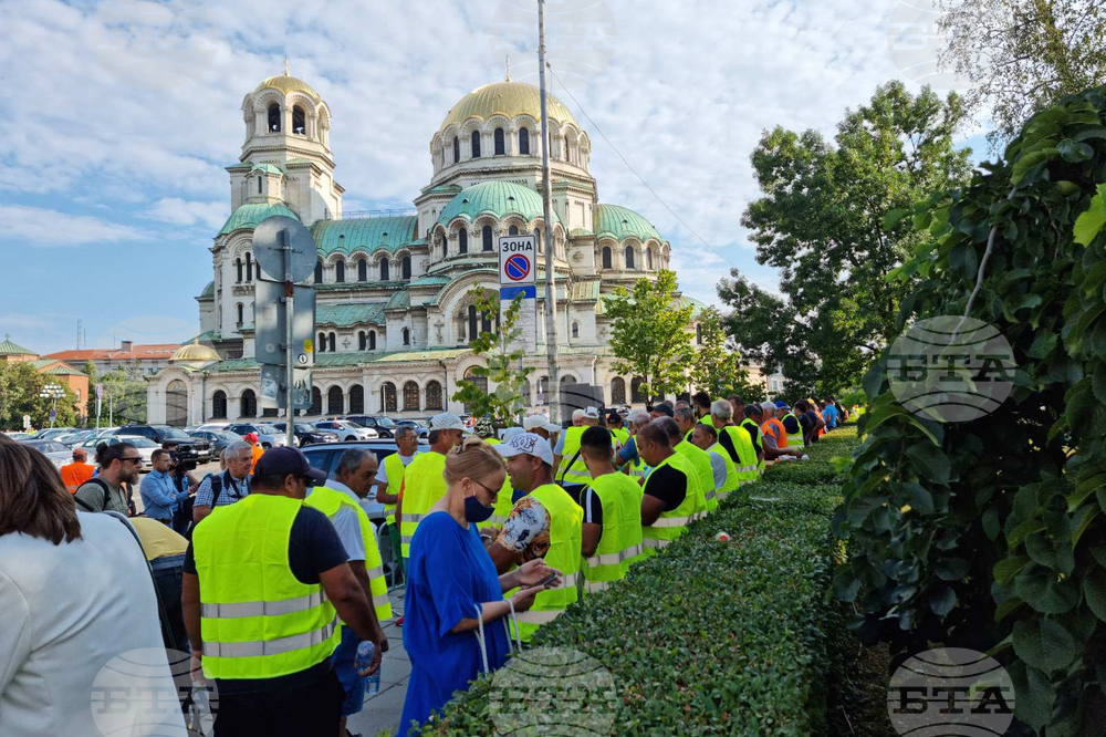 Протест - Българската браншова камара "Пътища"