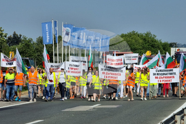 Варна - протест - пътностроителни фирми