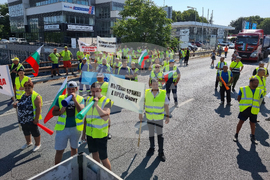 Варна - протест - пътностроителни фирми