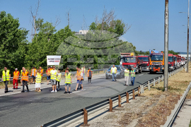 Варна - протест - пътностроителни фирми